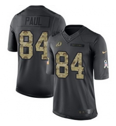 Nike Redskins #84 Niles Paul Black Mens Stitched NFL Limited 2016 Salute to Service Jersey Nike Redskins #84 Niles Paul Black Mens Stitched NFL Limited 2016 Salute to Service Jersey
