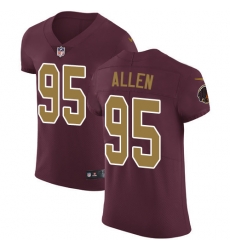 Nike Redskins #95 Jonathan Allen Burgundy Red Alternate Mens Stitched NFL Vapor Untouchable Elite Jersey Nike Redskins #95 Jonathan Allen Burgundy Red Alternate Mens Stitched NFL Vapor Untouchable Elite Jersey