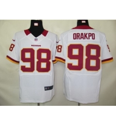 Nike Washington RedSkins 98 Brian Orakpo White Elite NFL Jersey Nike Washington RedSkins 98 Brian Orakpo White Elite NFL Jersey