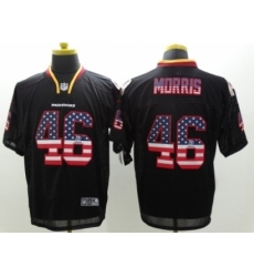 Nike Washington Redskins 46 Alfred Morris Black Elite USA Flag Fashion NFL Jersey Nike Washington Redskins 46 Alfred Morris Black Elite USA Flag Fashion NFL Jersey