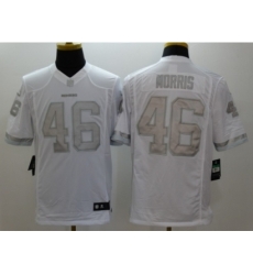 Nike Washington Redskins 46 Alfred Morris White Game Platinum NFL Jersey Nike Washington Redskins 46 Alfred Morris White Game Platinum NFL Jersey