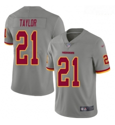 Redskins 21 Sean Taylor Gray Men Stitched Football Limited Inverted Legend Jersey Redskins 21 Sean Taylor Gray Men Stitched Football Limited Inverted Legend Jersey