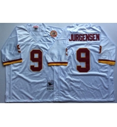 Redskins 9 Sonny Jurgensen White Throwback Jersey Redskins 9 Sonny Jurgensen White Throwback Jersey