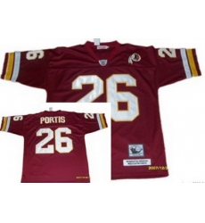 nfl Washington Redskins 26 Portis Throwback red nfl Washington Redskins 26 Portis Throwback red