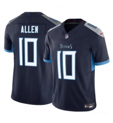 Men Tennessee Titans 10 Brandon Allen Navy 2025 F U S E  Vapor Limited Stitched Football Jersey