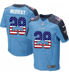 Mens Nike Tennessee Titans 29 DeMarco Murray Elite Light Blue Home USA Flag Fashion NFL Jersey Mens Nike Tennessee Titans 29 DeMarco Murray Elite Light Blue Home USA Flag Fashion NFL Jersey