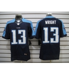 Nike Tennessee Titans 13 Kendall Wright Dark Blue Elite NFL Jersey Nike Tennessee Titans 13 Kendall Wright Dark Blue Elite NFL Jersey
