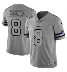 Nike Titans 8 Marcus Mariota 2019 Gray Gridiron Gray Vapor Untouchable Limited Jersey Nike Titans 8 Marcus Mariota 2019 Gray Gridiron Gray Vapor Untouchable Limited Jersey