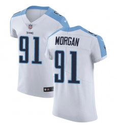 Nike Titans #91 Derrick Morgan White Mens Stitched NFL Vapor Untouchable Elite Jersey Nike Titans #91 Derrick Morgan White Mens Stitched NFL Vapor Untouchable Elite Jersey