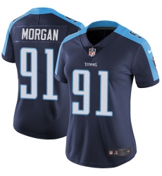 Nike Titans #91 Derrick Morgan Navy Blue Alternate Womens Stitched NFL Vapor Untouchable Limited Jersey Nike Titans #91 Derrick Morgan Navy Blue Alternate Womens Stitched NFL Vapor Untouchable Limited Jersey