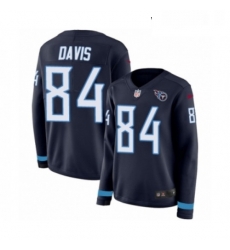 Womens Nike Tennessee Titans 84 Corey Davis Limited Navy Blue Therma Long Sleeve NFL Jersey Womens Nike Tennessee Titans 84 Corey Davis Limited Navy Blue Therma Long Sleeve NFL Jersey