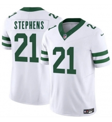 Men New York Jets 21 Brandon Stephens White 2025 F U S E Vapor Untouchable Limited Stitched Jersey Men New York Jets 21 Brandon Stephens White 2025 F U S E Vapor Untouchable Limited Stitched Jersey