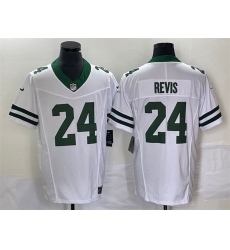 Men New York Jets 24 Darrelle Revis White 2023 F U S E Vapor Limited Throwback Stitched Football Jersey Men New York Jets 24 Darrelle Revis White 2023 F U S E Vapor Limited Throwback Stitched Football Jersey