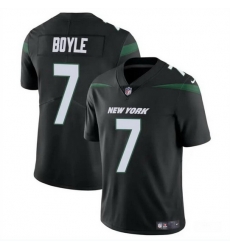 Men New York Jets 7 Tim Boyle Black Vapor Untouchable Limited Stitched Jersey Men New York Jets 7 Tim Boyle Black Vapor Untouchable Limited Stitched Jersey