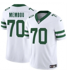 Men New York Jets 70 Armand Membou White 2025 Draft F U S E Vapor Untouchable Limited Stitched Jersey Men New York Jets 70 Armand Membou White 2025 Draft F U S E Vapor Untouchable Limited Stitched Jersey
