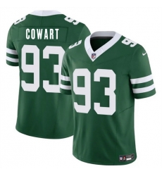 Men New York Jets 93 Byron Cowart Green 2025 F U S E  Vapor Untouchable Limited Stitched Jersey