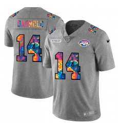 New York Jets 14 Sam Darnold Men Nike Multi Color 2020 NFL Crucial Catch NFL Jersey Greyheather New York Jets 14 Sam Darnold Men Nike Multi Color 2020 NFL Crucial Catch NFL Jersey Greyheather