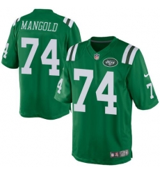Nike Jets #74 Nick Mangold Green Mens Stitched NFL Elite Rush Jersey Nike Jets #74 Nick Mangold Green Mens Stitched NFL Elite Rush Jersey