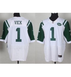 Nike New York Jets 1 Michael Vick White Elite NFL Jersey Nike New York Jets 1 Michael Vick White Elite NFL Jersey