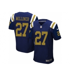 Nike New York Jets 27 Dee Milliner Blue Elite Alternate NFL Jersey Nike New York Jets 27 Dee Milliner Blue Elite Alternate NFL Jersey