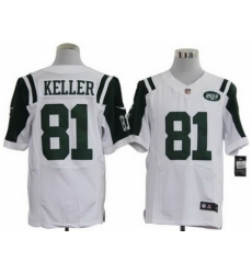Nike New York Jets 81 Dustin Keller White Elite NFL Jersey Nike New York Jets 81 Dustin Keller White Elite NFL Jersey