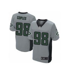 Nike New York Jets 98 Quinton Coples Grey Elite Shadow NFL Jersey Nike New York Jets 98 Quinton Coples Grey Elite Shadow NFL Jersey