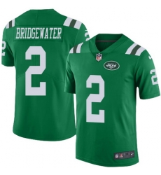Nike Jets #2 Teddy Bridgewater Green Youth Stitched NFL Limited Rush Jersey Nike Jets #2 Teddy Bridgewater Green Youth Stitched NFL Limited Rush Jersey