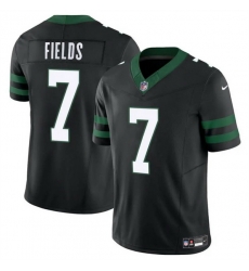 Youth New York Jets 7 Justin Fields Black 2025 F U S E  Vapor Limited Stitched Jersey