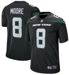 Youth New York Jets Elijah Moore #8 Black Vapor Limited Stitched Football Jersey Youth New York Jets Elijah Moore #8 Black Vapor Limited Stitched Football Jersey