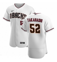 Men Arizona Diamondbacks 52 Bo Takahashi Men Nike White Crimson Flex Base Home Team MLB Jersey Men Arizona Diamondbacks 52 Bo Takahashi Men Nike White Crimson Flex Base Home Team MLB Jersey