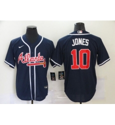 Men Atlanta Braves 10 Chipper Jones Navy Cool Base Stitched Baseball Jersey Men Atlanta Braves 10 Chipper Jones Navy Cool Base Stitched Baseball Jersey