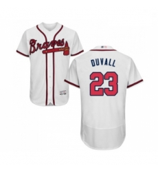 Mens Atlanta Braves 23 Adam Duvall White Home Flex Base Authentic Collection Baseball Jersey Mens Atlanta Braves 23 Adam Duvall White Home Flex Base Authentic Collection Baseball Jersey