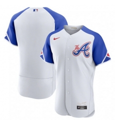 Men's Atlanta Braves Blank White 2023 City Connect Flex Base Stitched Jersey Men's Atlanta Braves Blank White 2023 City Connect Flex Base Stitched Jersey