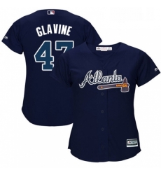 Womens Majestic Atlanta Braves 47 Tom Glavine Replica Blue Alternate Road Cool Base MLB Jersey Womens Majestic Atlanta Braves 47 Tom Glavine Replica Blue Alternate Road Cool Base MLB Jersey