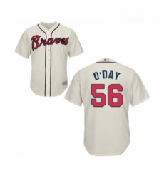 Youth Atlanta Braves 56 Darren O Day Replica Cream Alternate 2 Cool Base Baseball Jersey Youth Atlanta Braves 56 Darren O Day Replica Cream Alternate 2 Cool Base Baseball Jersey