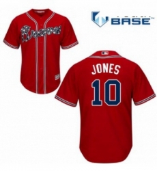 Youth Majestic Atlanta Braves 10 Chipper Jones Authentic Red Alternate Cool Base MLB Jersey Youth Majestic Atlanta Braves 10 Chipper Jones Authentic Red Alternate Cool Base MLB Jersey