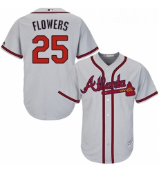 Youth Majestic Atlanta Braves 25 Tyler Flowers Authentic Grey Road Cool Base MLB Jersey Youth Majestic Atlanta Braves 25 Tyler Flowers Authentic Grey Road Cool Base MLB Jersey