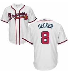 Youth Majestic Atlanta Braves 8 Bob Uecker Authentic White Home Cool Base MLB Jersey Youth Majestic Atlanta Braves 8 Bob Uecker Authentic White Home Cool Base MLB Jersey