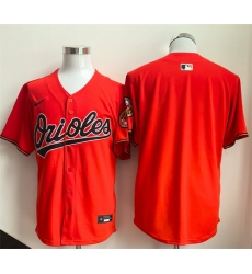 Men Baltimore Orioles Blank Orange Limited Stitched Jersey
