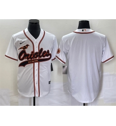 Men Baltimore Orioles Blank White Cool Base Stitched Jersey 1 Men Baltimore Orioles Blank White Cool Base Stitched Jersey 1