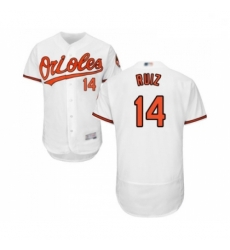 Mens Baltimore Orioles 14 Rio Ruiz White Home Flex Base Authentic Collection Baseball Jersey Mens Baltimore Orioles 14 Rio Ruiz White Home Flex Base Authentic Collection Baseball Jersey