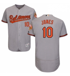 Mens Majestic Baltimore Orioles 10 Adam Jones Grey Road Flex Base Authentic Collection MLB Jersey Mens Majestic Baltimore Orioles 10 Adam Jones Grey Road Flex Base Authentic Collection MLB Jersey