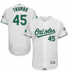 Mens Majestic Baltimore Orioles 45 Mark Trumbo White Celtic Flexbase Authentic Collection MLB Jersey Mens Majestic Baltimore Orioles 45 Mark Trumbo White Celtic Flexbase Authentic Collection MLB Jersey