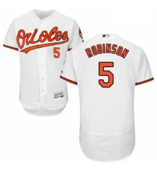 Mens Majestic Baltimore Orioles 5 Brooks Robinson White Home Flex Base Authentic Collection MLB Jersey Mens Majestic Baltimore Orioles 5 Brooks Robinson White Home Flex Base Authentic Collection MLB Jersey