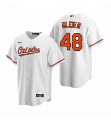 Mens Nike Baltimore Orioles 48 Richard Bleier White Home Stitched Baseball Jersey Mens Nike Baltimore Orioles 48 Richard Bleier White Home Stitched Baseball Jersey
