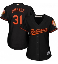 Womens Majestic Baltimore Orioles 31 Ubaldo Jimenez Replica Black Alternate Cool Base MLB Jersey Womens Majestic Baltimore Orioles 31 Ubaldo Jimenez Replica Black Alternate Cool Base MLB Jersey