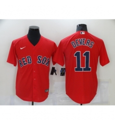 Men Boston Red Sox 11 Rafael Devers Red Game Baseball Jersey Men Boston Red Sox 11 Rafael Devers Red Game Baseball Jersey