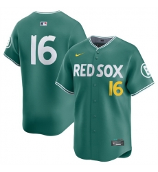 Men Boston Red Sox 16 Jarren Duran Green 2025 City Connect Limited Stitched Baseball Jersey
