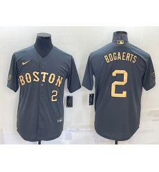 Men Boston Red Sox 2 Xander Bogaerts 2022 All Star Charcoal Cool Base Stitched Jersey Men Boston Red Sox 2 Xander Bogaerts 2022 All Star Charcoal Cool Base Stitched Jersey