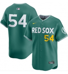 Men Boston Red Sox 54 Lucas Giolito Green 2025 City Connect Limited Stitched Baseball Jersey Men Boston Red Sox 54 Lucas Giolito Green 2025 City Connect Limited Stitched Baseball Jersey